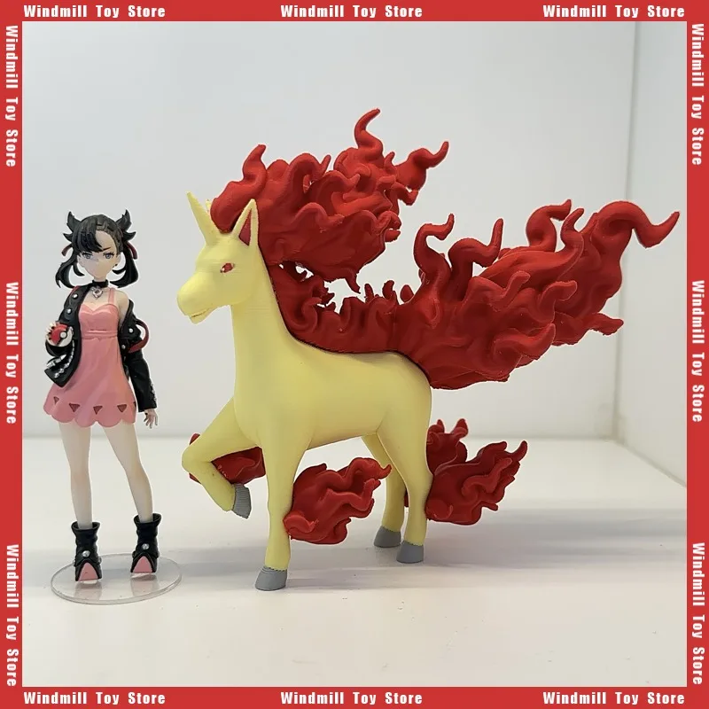 3D Printing 1/20 Scale World Rapidash Pokémon Game Peripheral PLA Collections Model Desktop Ornament Decoration Gift Toy for Boy