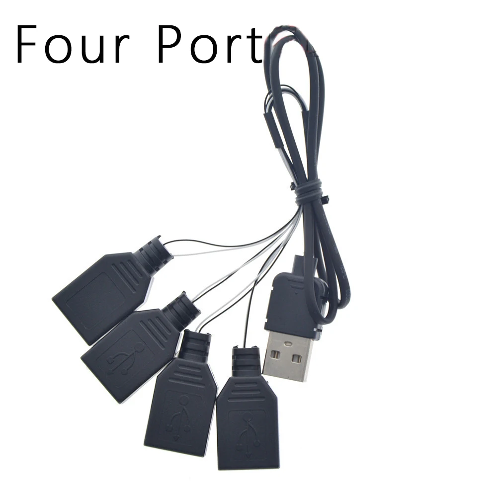 High Quality Light Accessories Black One to Seven USB Port for Led Light Kit