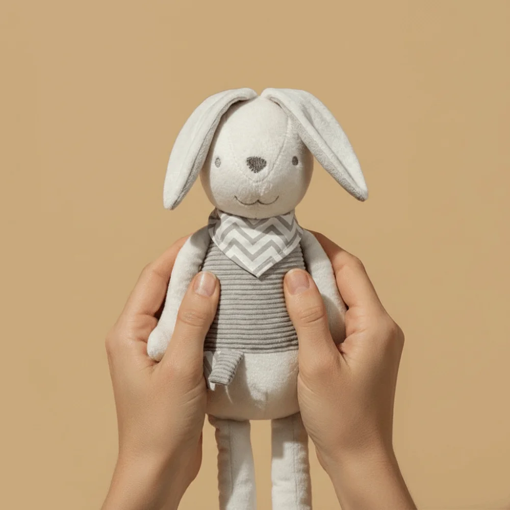 

Bed Doll Soft Plush Rabbit Doll Cute Style Baby Soft Plush Toy Appease Sleeping Calming Design Cute Doll Infants Gift