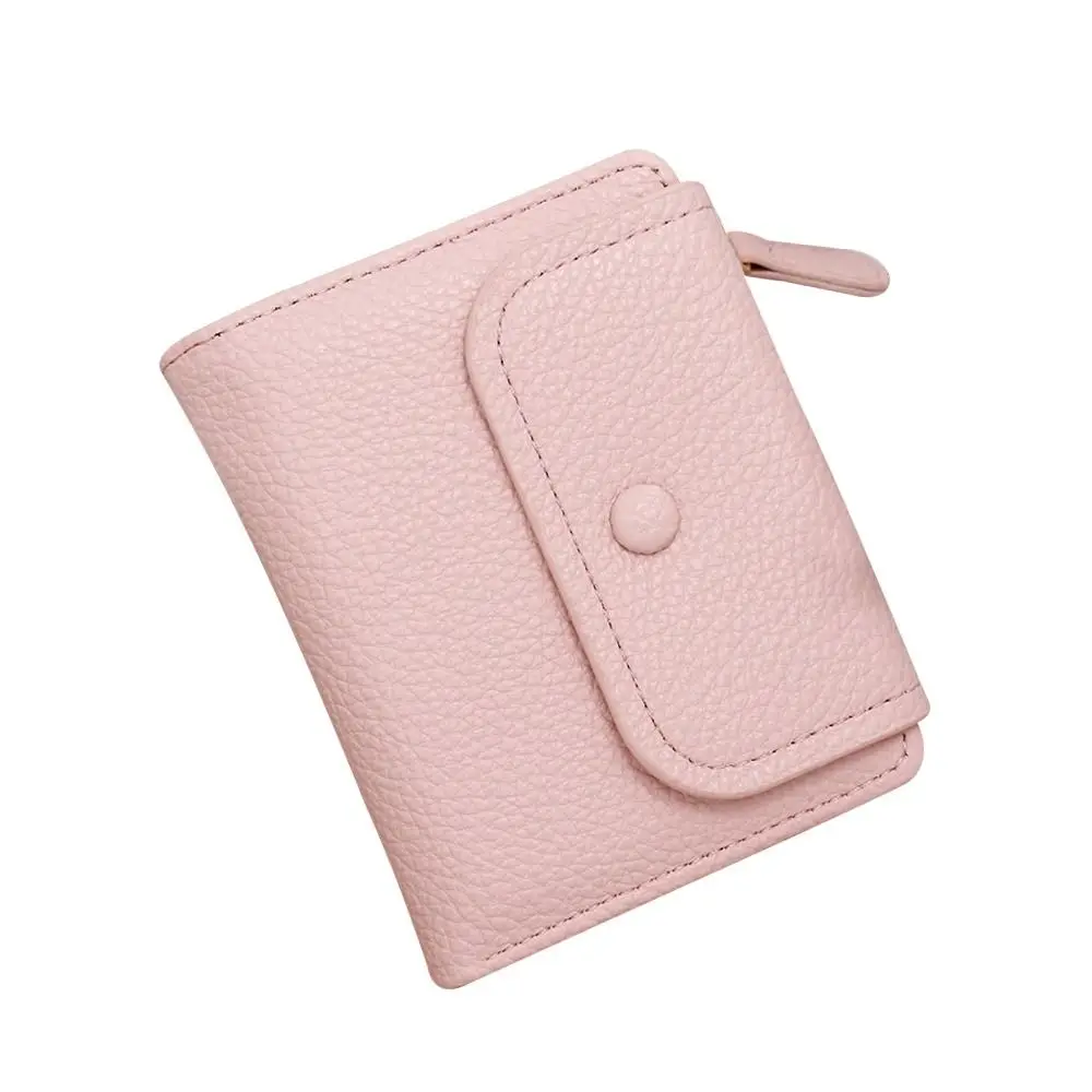 

Модный короткий кошелек из искусственной кожи с несколькими картами, большой вместительный кошелек на молнии, легкий милый кошелек для карточек