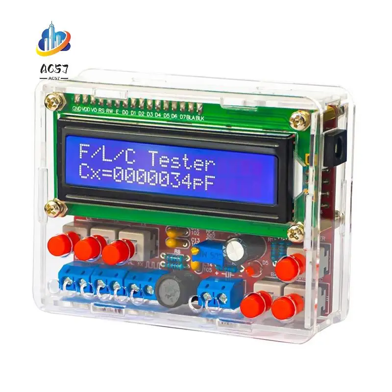 AC57-51 Single-Chip Microcomputer Inductance And Capacitance Frequency Meter DIY Electronic Kit For Welding Practice