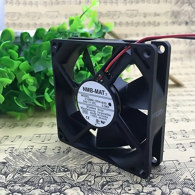 ORIGINAL 3108NL-05W-B20 24V 0.08A 8020 80*80*20mm KIPAS PENDINGIN BARU RADIATOR
