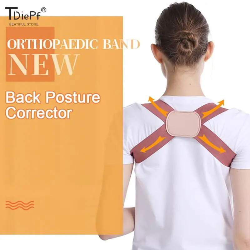 Back Posture Corrector Stealth Back Health Support Posture Corrector Shoulder Orthotics Spine Belt Correction Brace Strap Neck