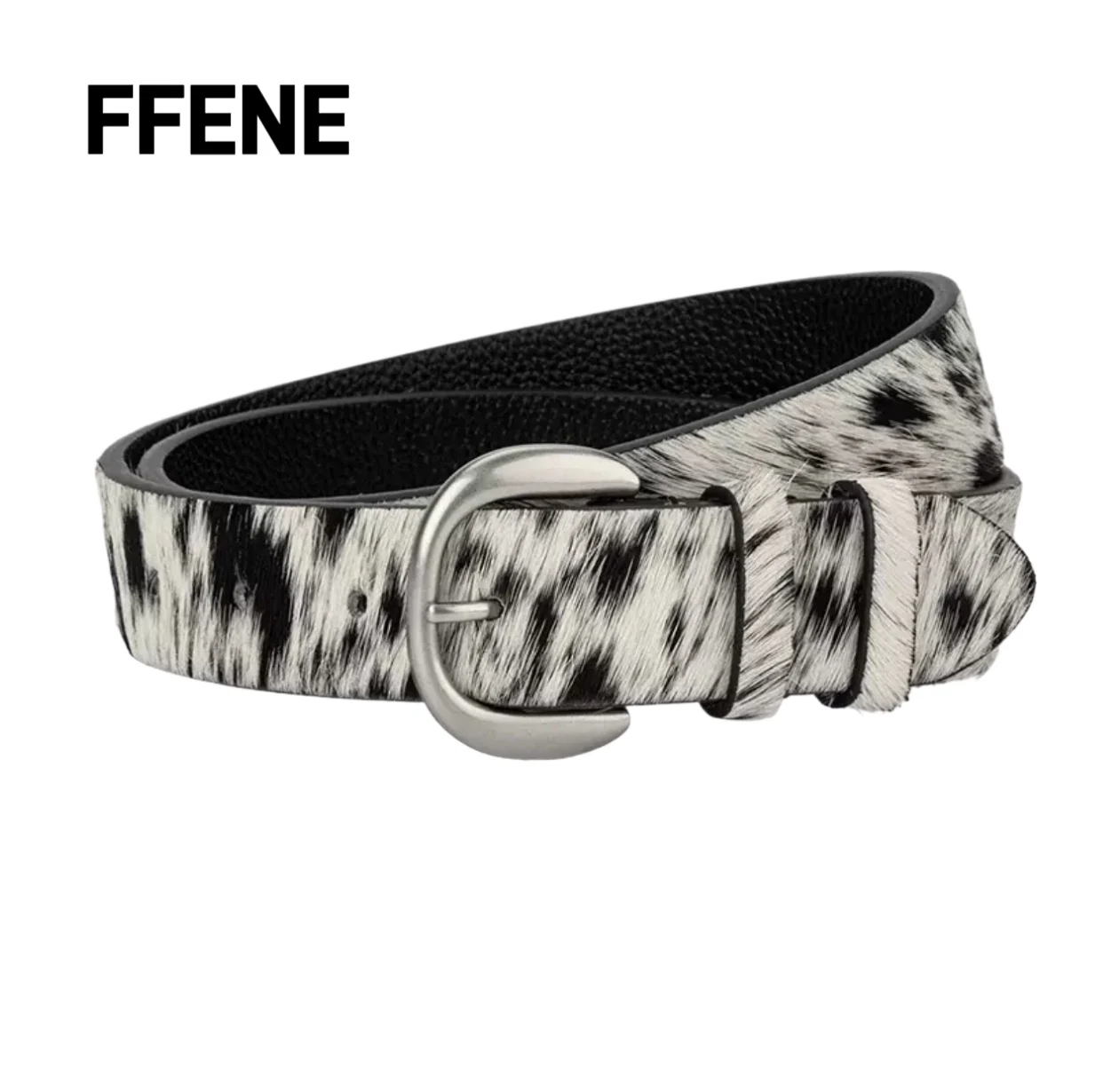 

Hot-selling European and American retro high-end leather belt for women, luxurious and versatile, decorative jeans with belt