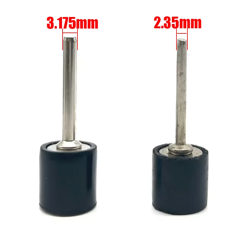 10Pcs Dremel Accessories Drum Rubber Mandrel 2.35mm 3.175mm Shank Rod for Sander Sanding Grinding Polishing for Rotary Tool