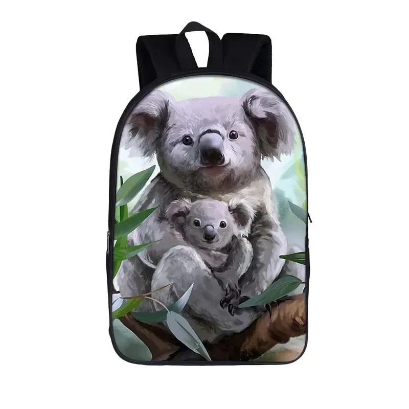 Cute Animal Koala Backpack Children School Bags for Teenager Boys Girls School Backpacks Women Rucksack Kids Book Bag