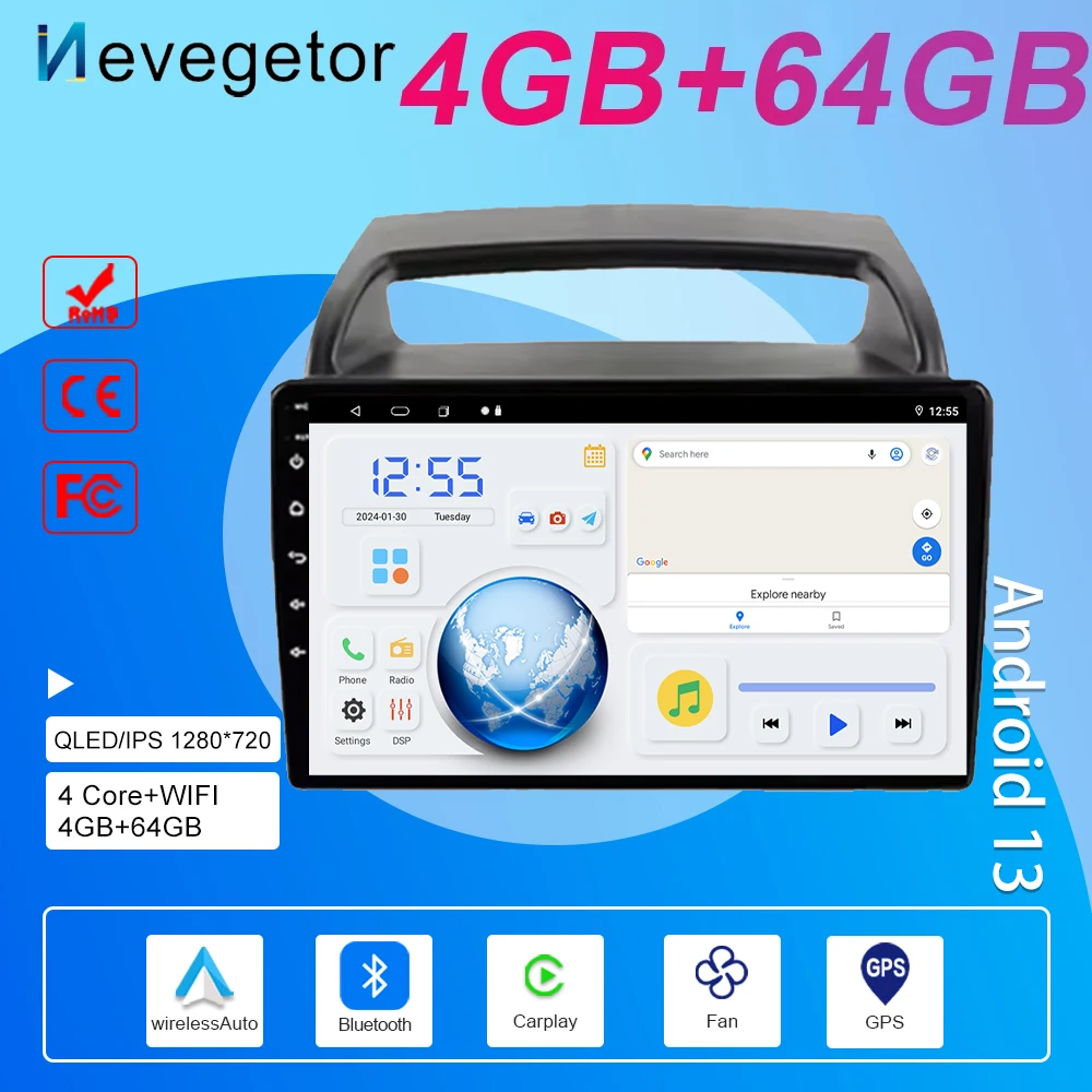 Für KIA Carnival Android All-in-one VQ 2006-2014 Auto Radio Head Unit Multimedia Player Navigation