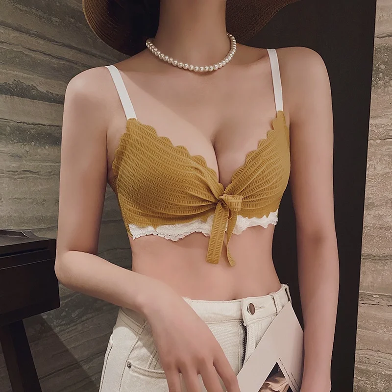 

Sexy Girl's Bra Wireless Anti Sag Underwear