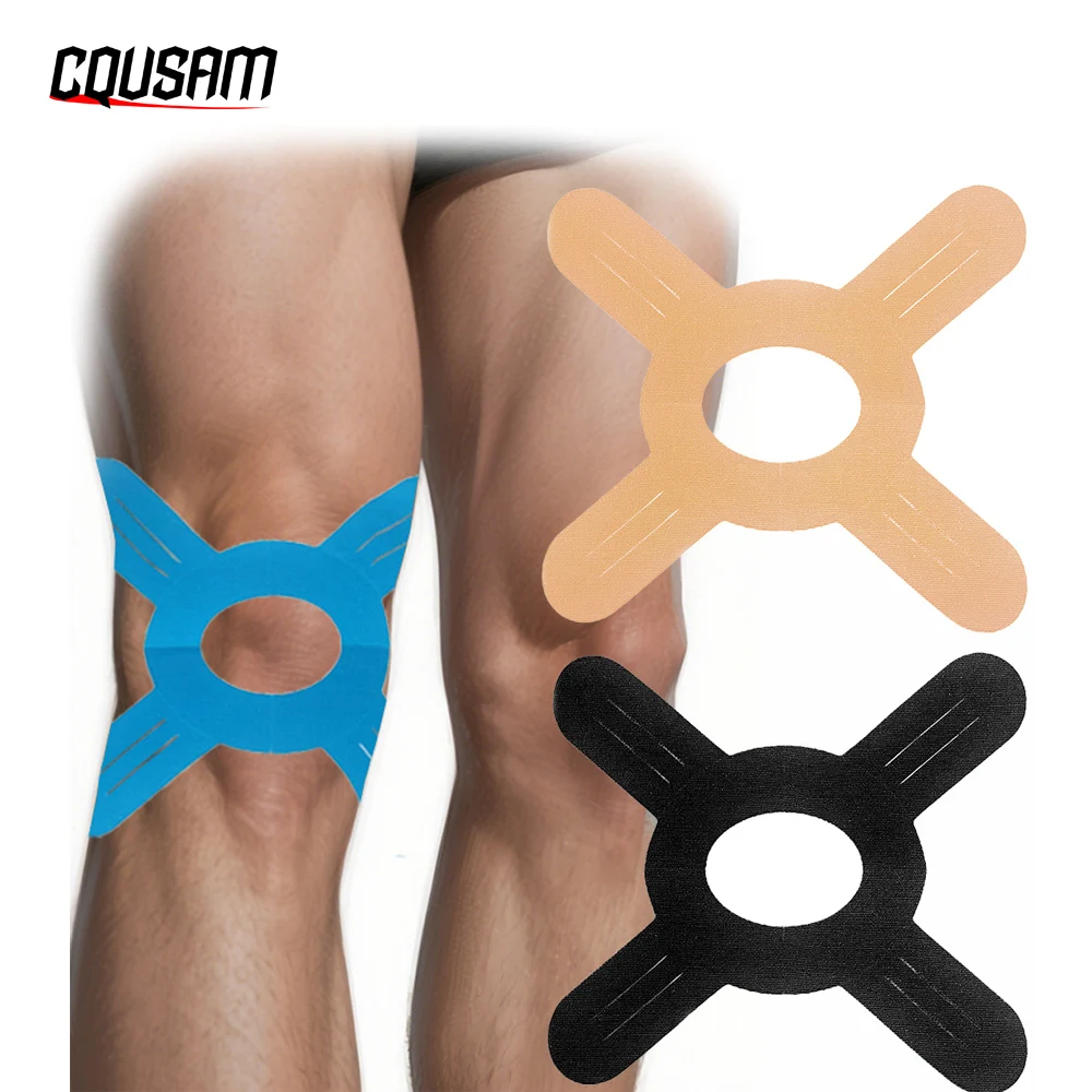 

5PCS Tape for Knees, Breathable Precut Sports Athletic Strips Tape Knee Support Stickers Lowering Injury Increasing Flexibility
