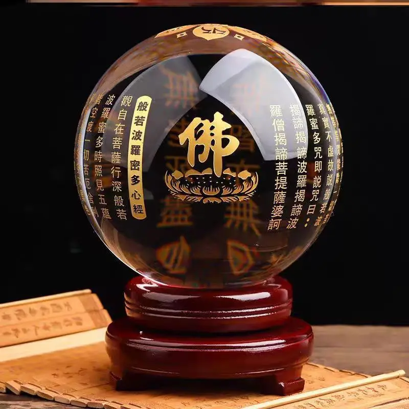 

100 мм натуральные хрустальные шары Sutra Heart для украшения дома