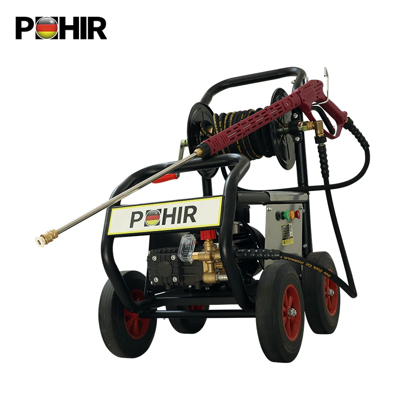 

CE Powerful Mobile High-pressure 220V 4500w Industrial Car Washing Machine 220 bar 3300 psi Electrical Power Jet Cleaner
