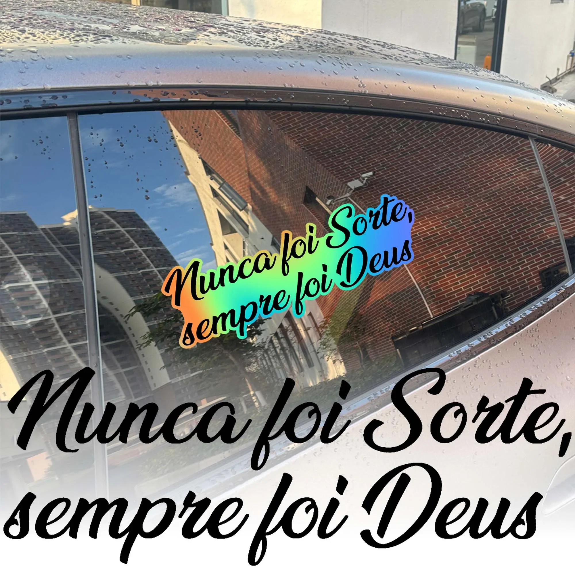 Never Luck Always God Christian Vinyl Stickers Waterproof Decals For Car Window Motorcycle Gas Tank Faith Laptop Decor