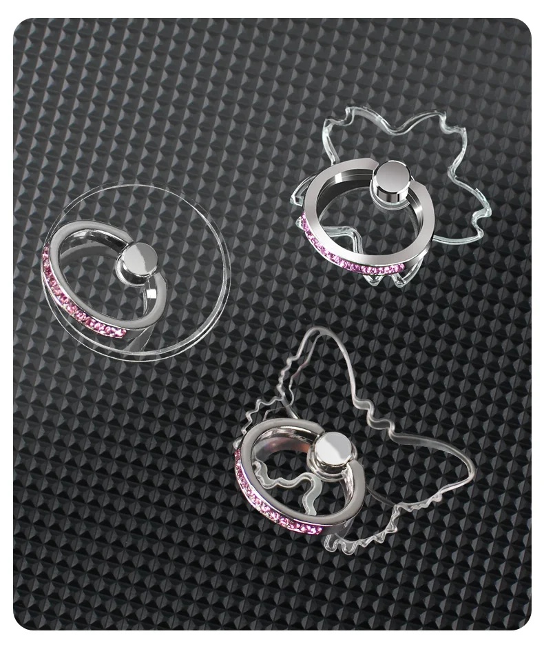 Universal Transparent Finger Ring Handy Smartphone Ständer Halter Für iPhone 12, Xiaomi Samsung Smartphone Auto Halterung Ständer – Detail 5