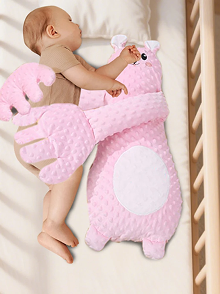 Baby-Kippkissen, Nickerchenhilfe für Kinder, Umarmungsbeater, strukturiert, ergonomisch, beruhigende Handfläche mit Fernbedienung für mehrfarbige Krankenpflege