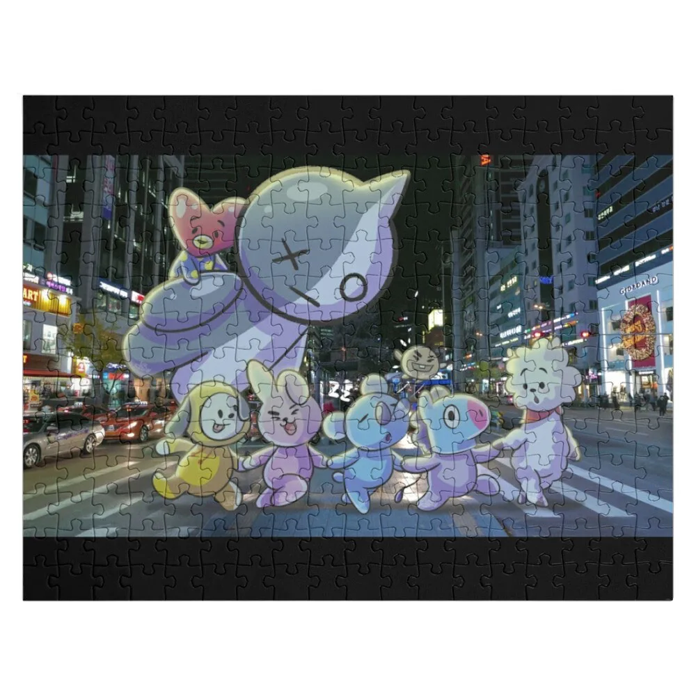 

Night in Seoul Jigsaw Puzzle Wooden Animal Puzzle Custom Puzzle