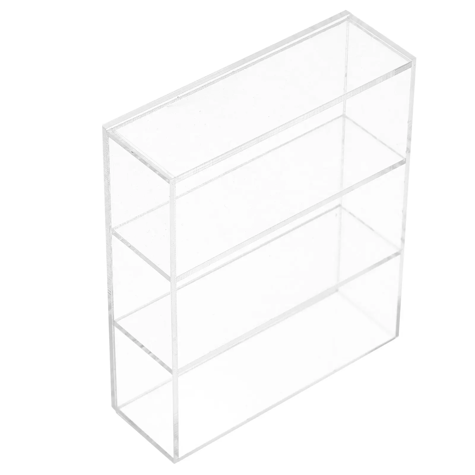 

Miniature Transparent Cake Cabinet Acrylic Mini Furniture for Mini House Decoration Miniature Scene Accessory Clear Display