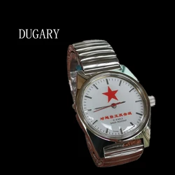 DUGARY Vintage Quartz watch 36mm For Men Brand Pilot Fashion Unique Military Male Wristwatch shockproof Relogio Masculino