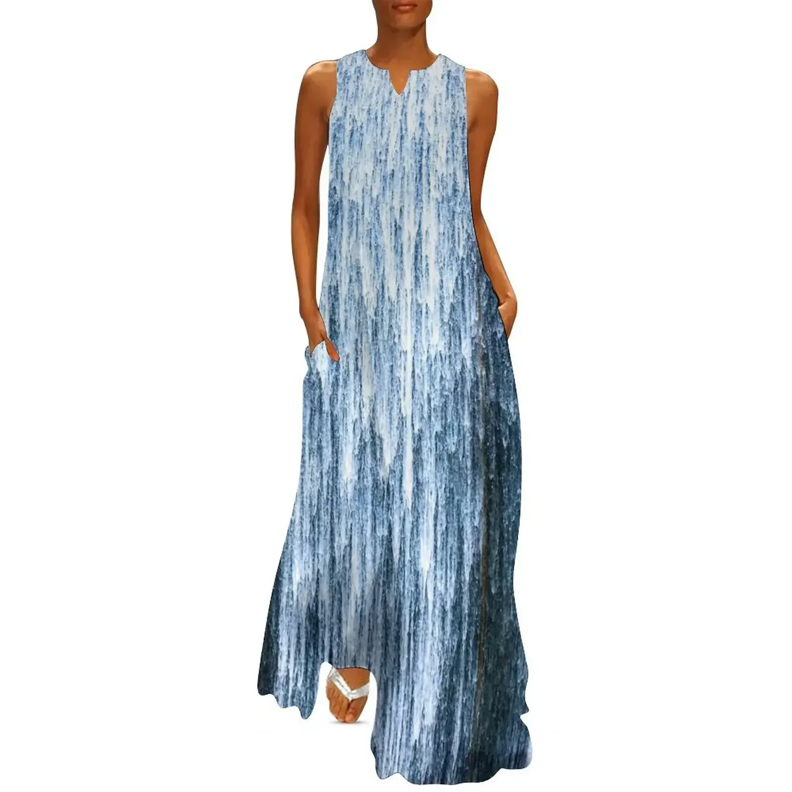 

Water in motion Long Dress summer dresses ladies 2025 women clothing 2025 new arrivals womens dress Women's summer skirt Dress