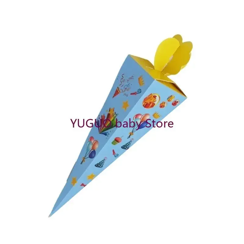 Bộ 50 Nón Hộp Quà Tặng Cho Đảng Ủng Hộ Giấy Thủ Công Trị Hộp Đựng Cho Tiệc Sinh Nhật Nón Tặng Hộp Đóng Gói 15UB
