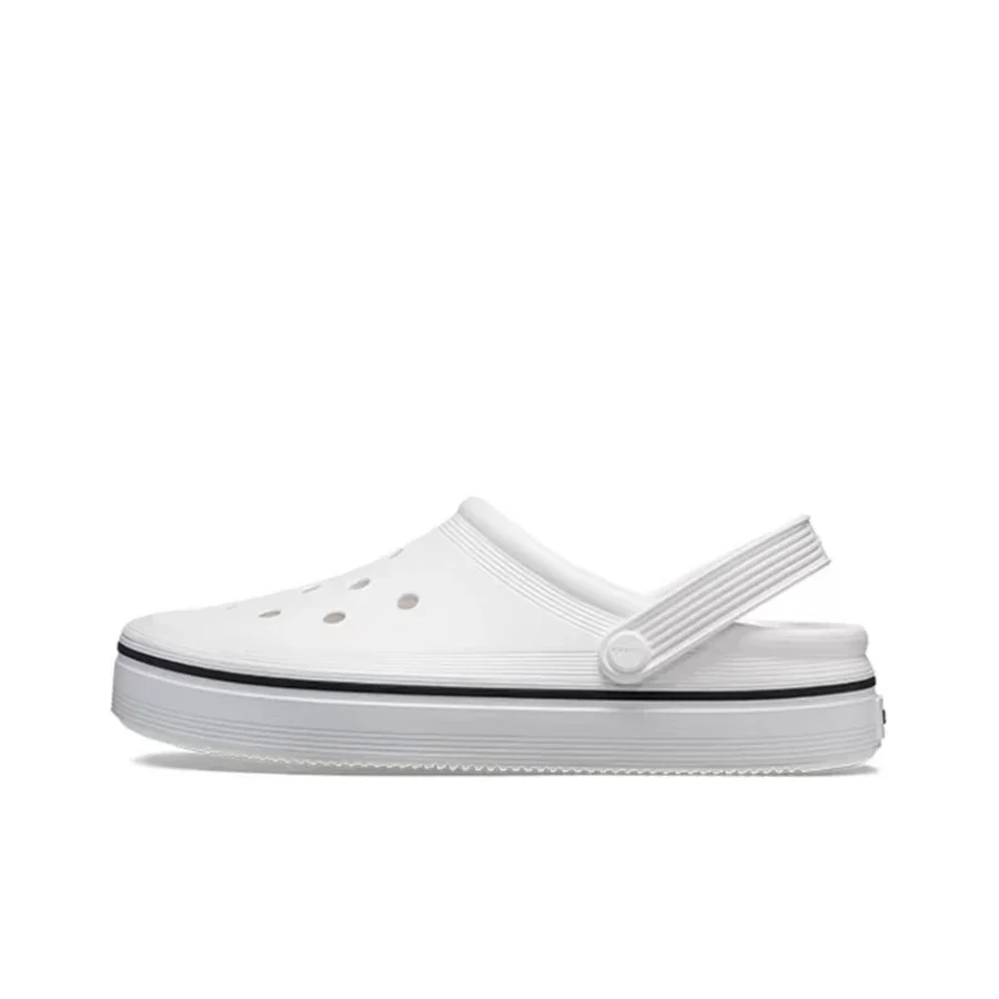 Crocs Off Court Clog: Stylish, Lightweight, Cushioned, Water-Resistant, Non-Slip Casual Clogs for Men and Women 208371-100