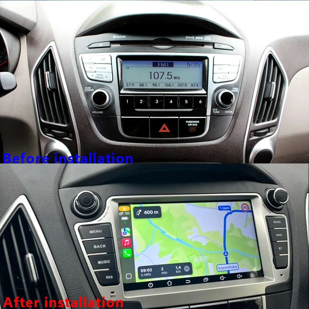 

CHSTEK Android 13 Carplay For Hyundai IX35 2009-2015 Tucson 2 LM Car Radio Multimedia Stereo WIFI Bluetooth Navigation 4G Audio