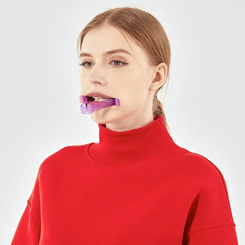 Entraîneur de mâchoire à mâcher en forme de V, raffermissement des muscles oraux, exercice du menton, amélioration des muscles du visage, mâchoire inférieure, 1/2/3/4 pièces