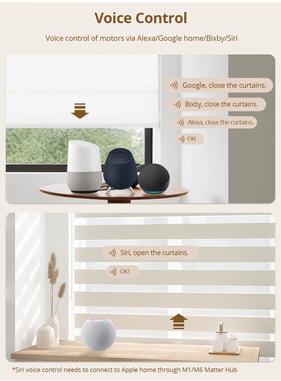 Zemismart Zigbee elektrischer Rollosmotor für 17 25 28 mm Rohre, batteriebetriebener Smart-Vorhangmotor, funktioniert mit der Tuya Smart App – Detail 4