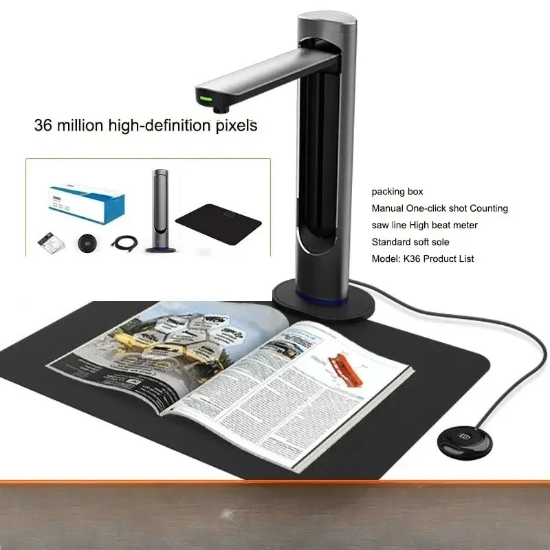 Portable High-speed A3 Book Document Express Delivery Scanner OCR Text Recognition for Office Teaching  Learning view 2