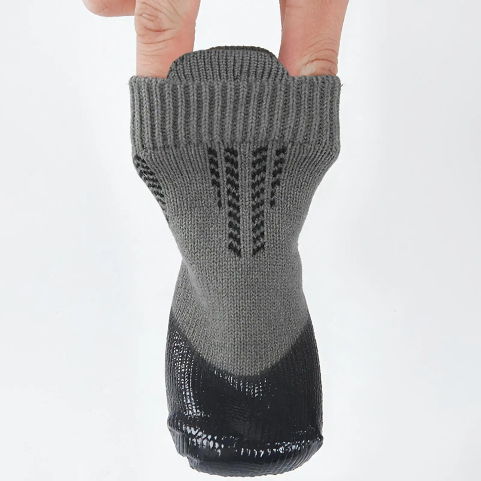 Socks for Dogs 4 Pieces Pet Booties Small Dog Shoes for Outdoor Indoor Living Room Apartment Backyard Walking Travel Camping view 6