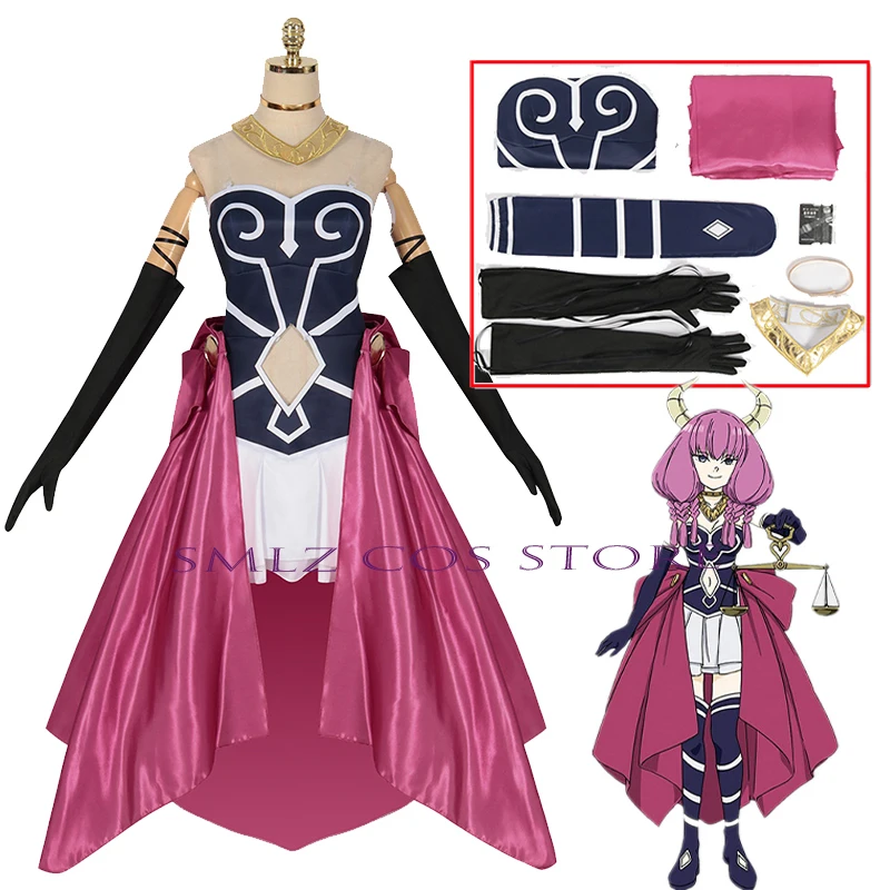 

Aura Cosplay Anime Sousou No Frieren Fantasy Costume Dress Outfit Set Halloween Party Role Play clothing for Women アウラ