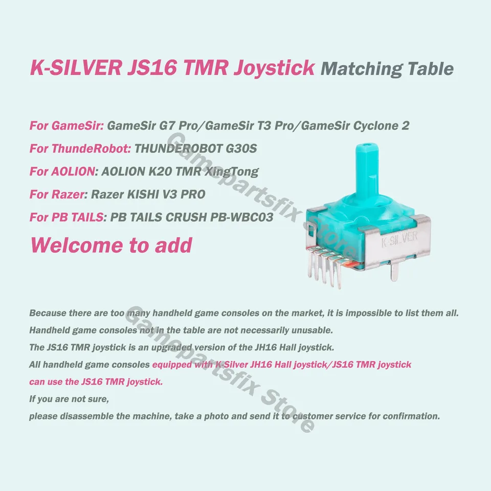 2個 K-Sliver JH16 ホール効果ジョイスティック JS16 TMR電磁 2個 K-Sliver JH16 ホール効果ジョイスティック JS16 TMR電磁