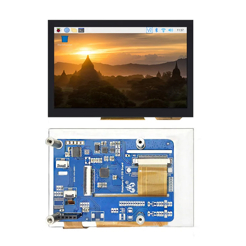 Raspberry Pi Mipi DSI LCD Display Option 4.3inch/5inch/7inch LCD Capacitive Touch Screen