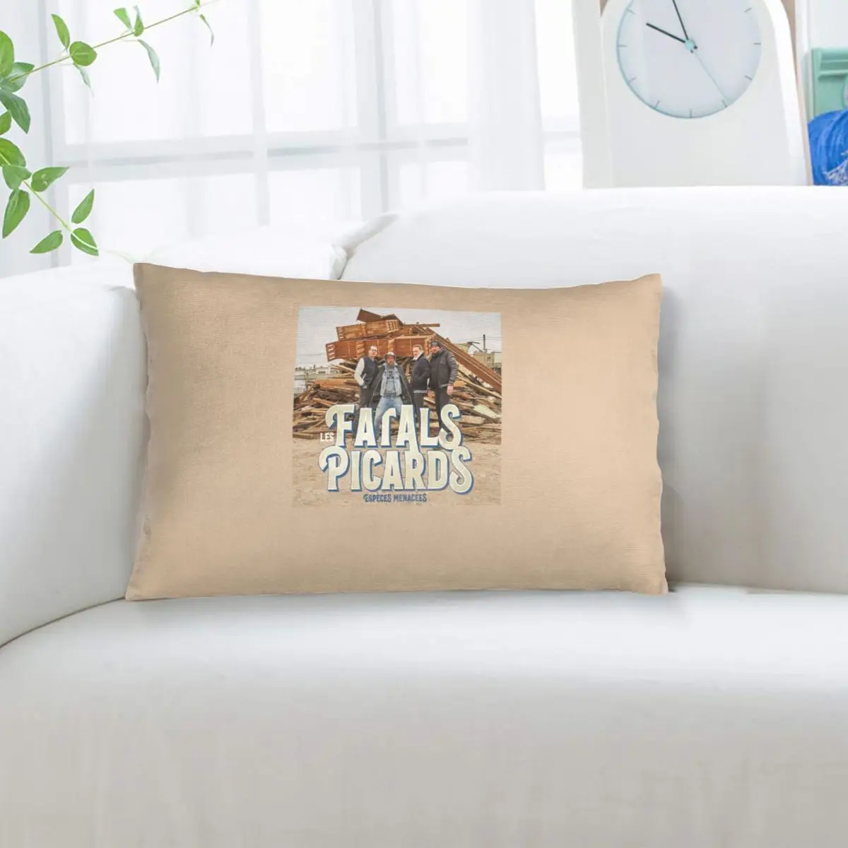 Декоративная наволочка для подушки Les Fatals Picards Especes Menacees Album 2019, прямоугольная, для спальни, дома, для создания уютной атмосферы