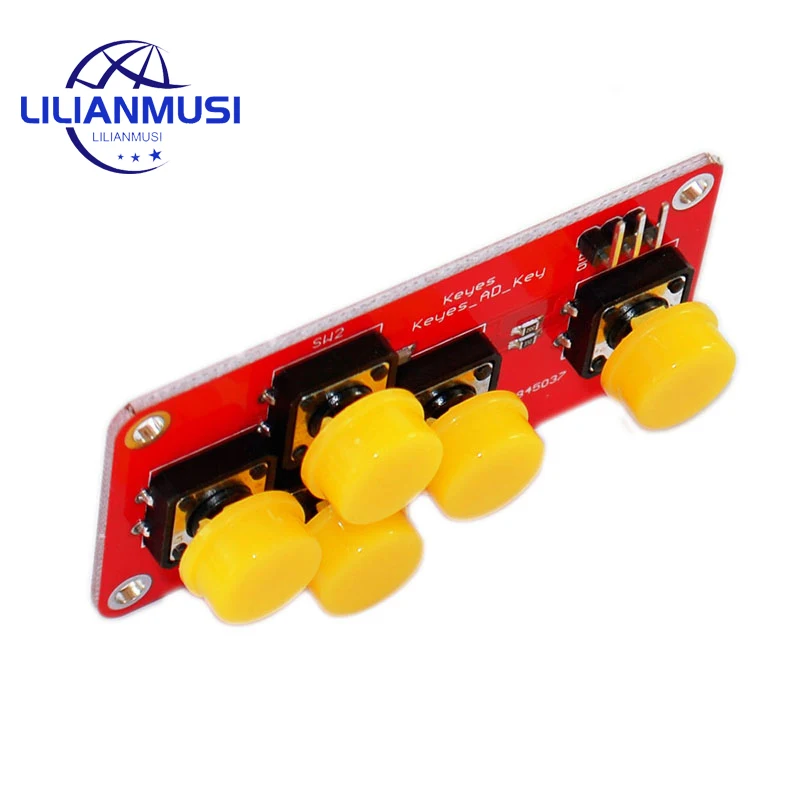 Módulo Eletrônico Building Block para Arduino Development Board, AD Simulação Teclado, Game Keys são aplicáveis ao teclado