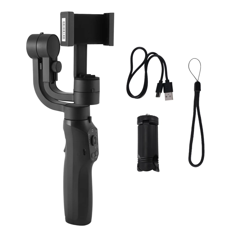 A69F-3 Axis Stabilizer For Handheld Pan Tilt Intelligent Tracking Anti Shaking Balanced Stable Base Photography Accessory