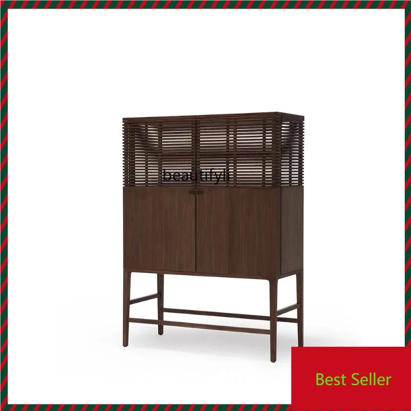 

K132 Solid Wood Porch Storage Cabinet Simple Hallway Display Cabinet Sideboard Storage Cabinet