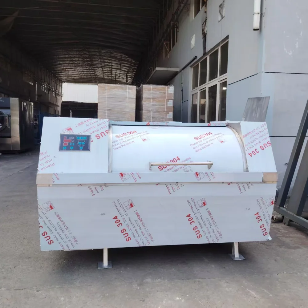 자동 세탁기 및 건조기 수평형 세탁기 50kg 산업용 상업용 세탁 침구류 신발 천 세척 장비