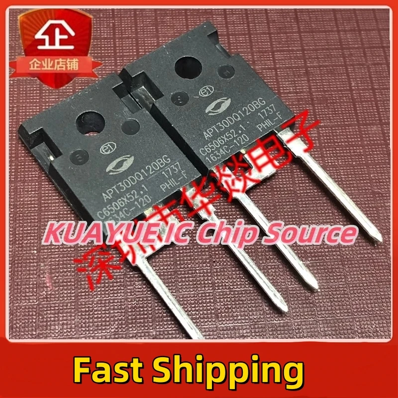 10PCS-30PCS   APT30DQ120BG   TO-247  30A  1200V   Quality Fast Shipping  In Stock