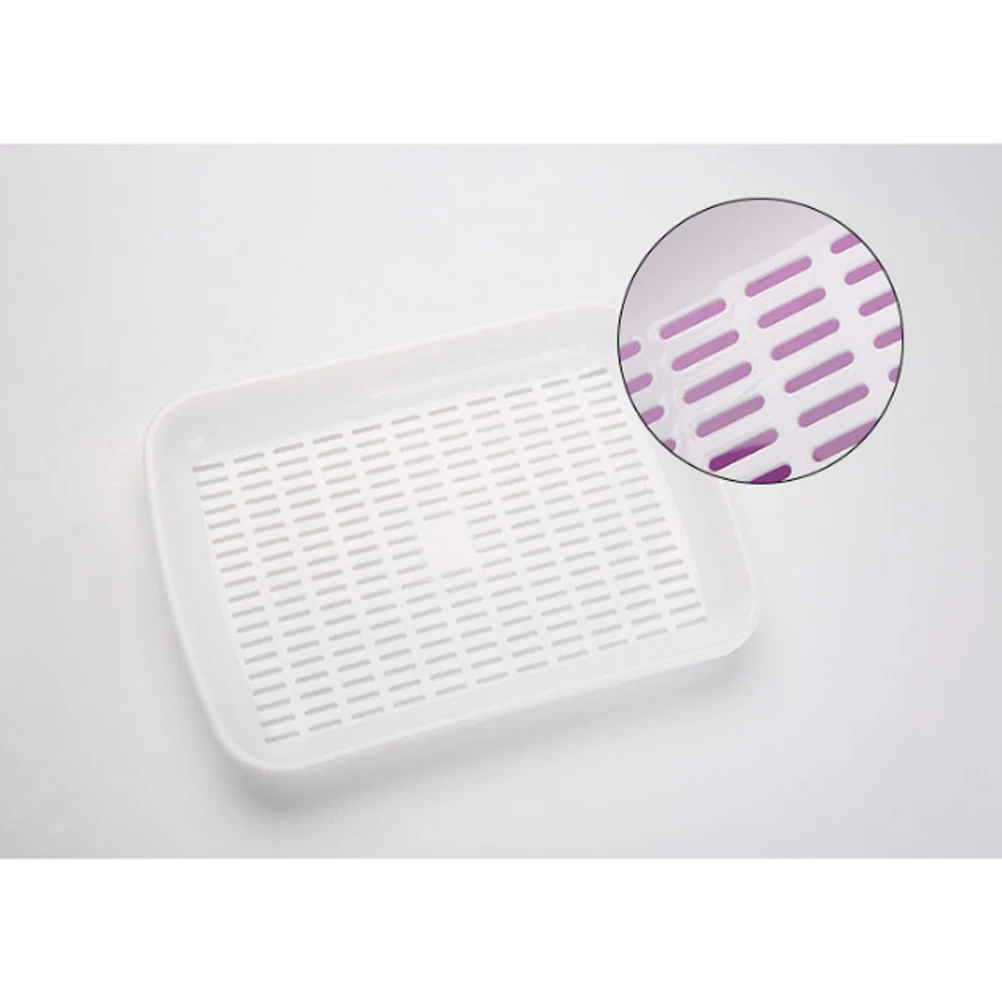

Seedling Tray Growing Trays Sprouter BPA Free PP Material Multiple Seeds Storage Ventilate Well Against Root Rotting Plants Flat