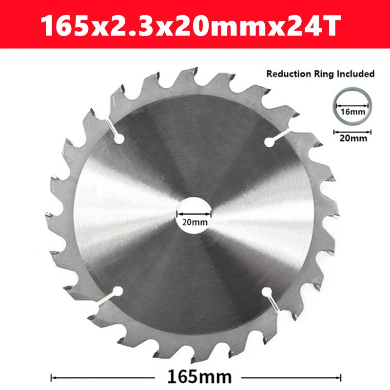 1pcs TCT houtbewerking zaagblad conventionele tandvorm 110/115/136/160/165/185/210/250/305mm houtbewerking zaagblad snijgereedschap