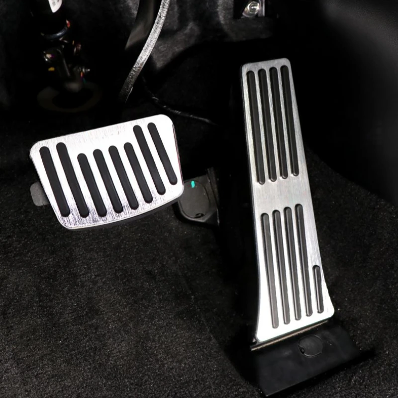 For Hyundai Tucson NX4 Hybrid N Line 2019 - 2025 Pedal Covers - Anti-Slip Accelerator & Brake Pedal Set with Foot Rest