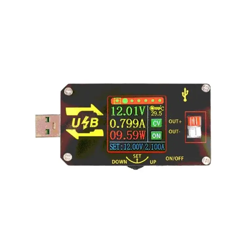 XY-UDP CNC Color Screen Power Supply  Module Constant Voltage and  Current 5V to 9V12V24V USB Boost