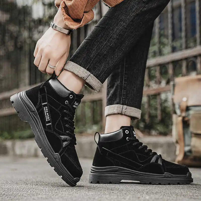 Lace Up Height Up Sneakers Without Heels Woven Mans Running Shoes Vintage Boots Sport Tenisse Sports-leisure Sho New Style