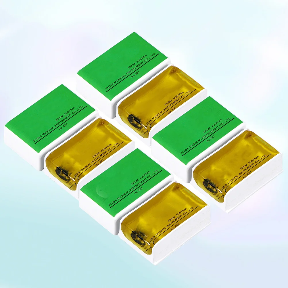 

8pcs Natural Handmade Rosin For Violin Viola Cello Yellow Resin Great Grip Sound Penetrating Bow Accessory