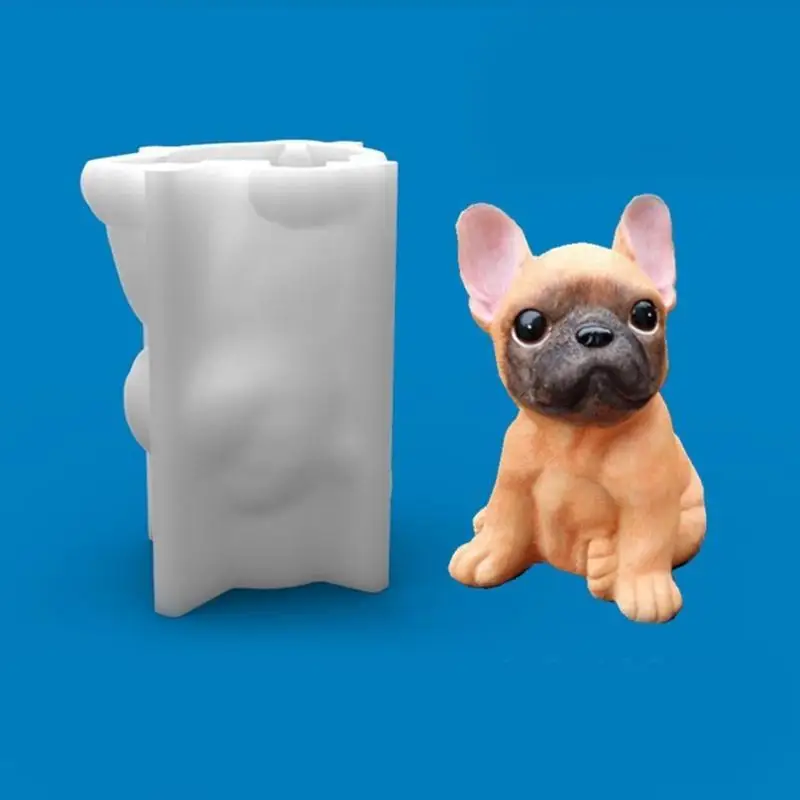 9HJK Dog Silicone Mould for Resin التي تصب جرو صابون الصابون للديكور المنزلي