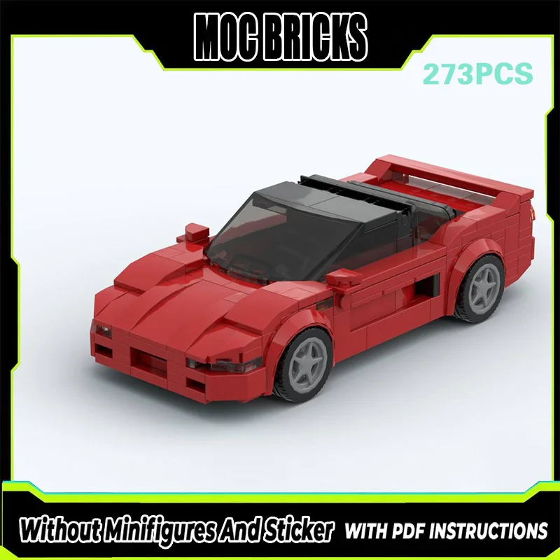 

Speed Racing Car Model MOC Building Bricks NSX Hybrid Supercar Modular Technology Gifts Holiday Assemble Children Toys Suit
