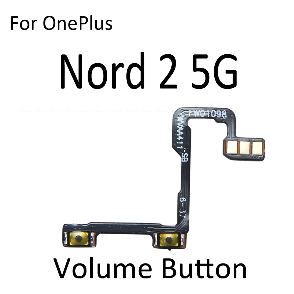 For OnePlus Nord 2 2T 5G Side Power ON OFF Volume Camera Key Button Switch Flex Cable Ribbon Replacement Repair Parts