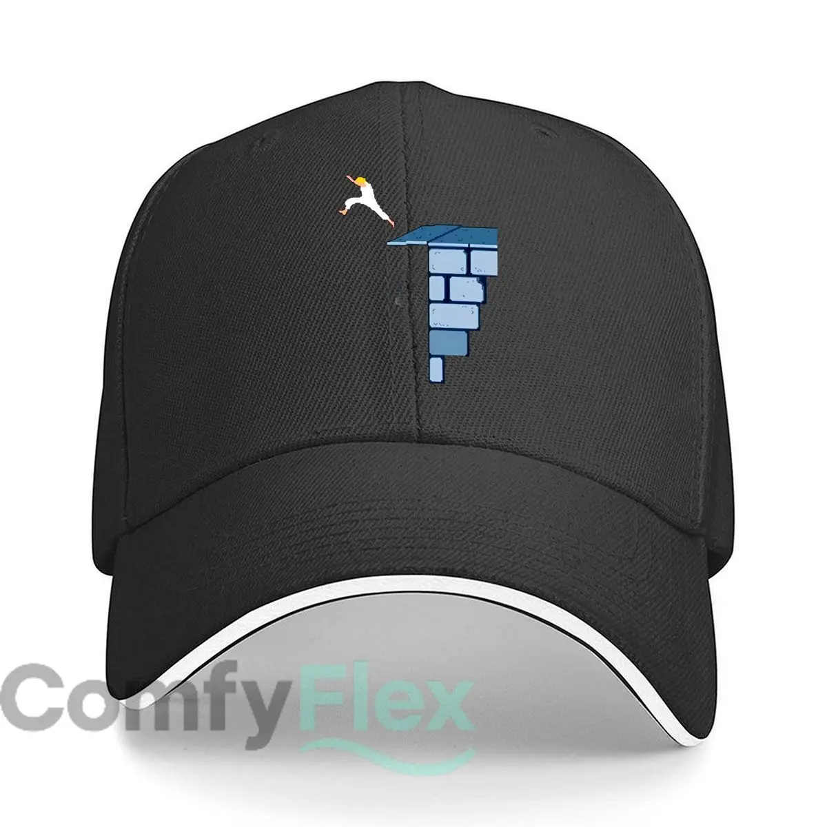 หมวกเบสบอลทรงแซนวิช สไตล์สเก็ต จัมพ์ แอคชั่น สปอร์ต อาร์ต ฮิปฮอป แฟชั่น กีฬากลางแจ้ง