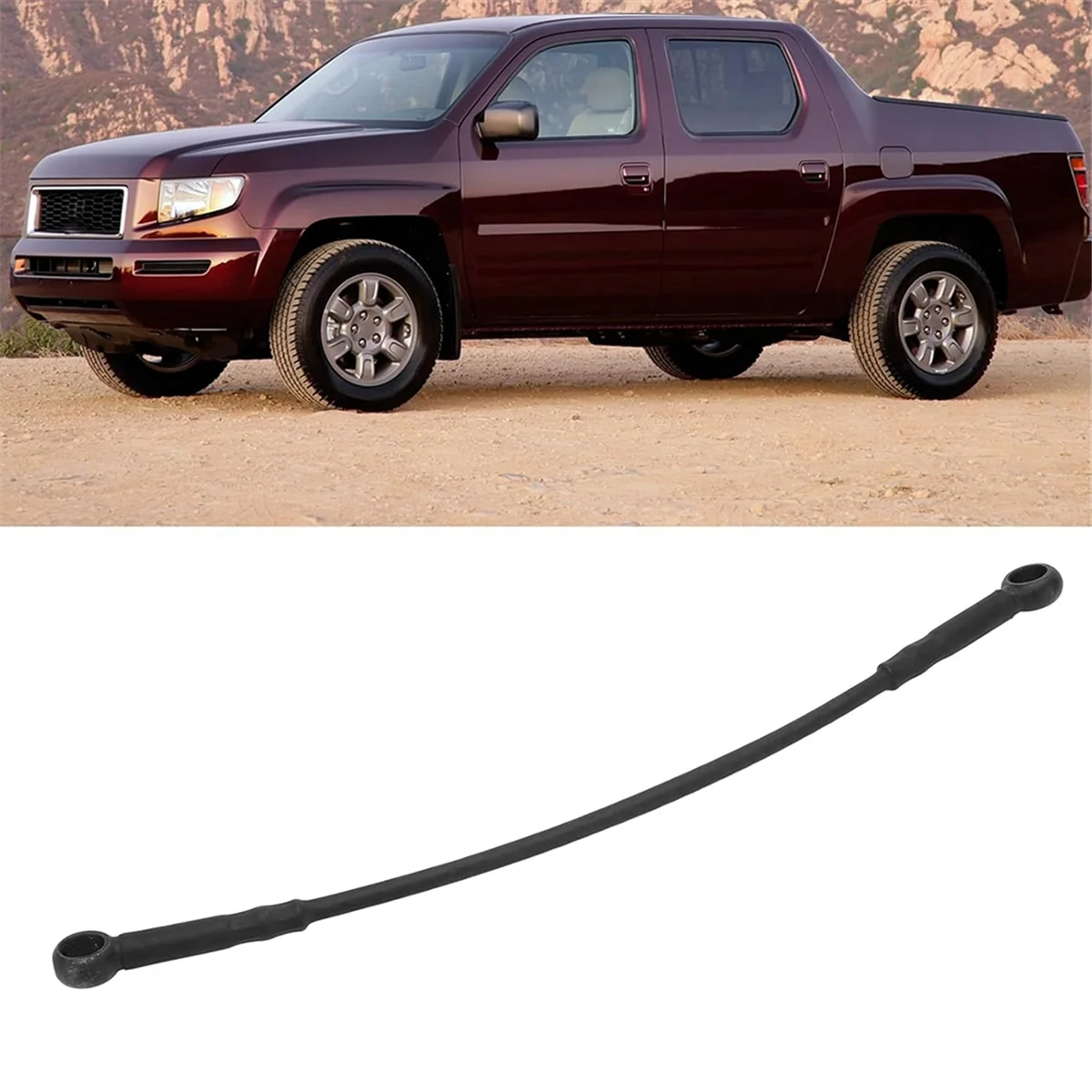 74867SJCA00 Car Rear Tailgate Cable with Bolt Washer for Honda Ridgeline Pickup Truck 2006‑2014 Car Accessories