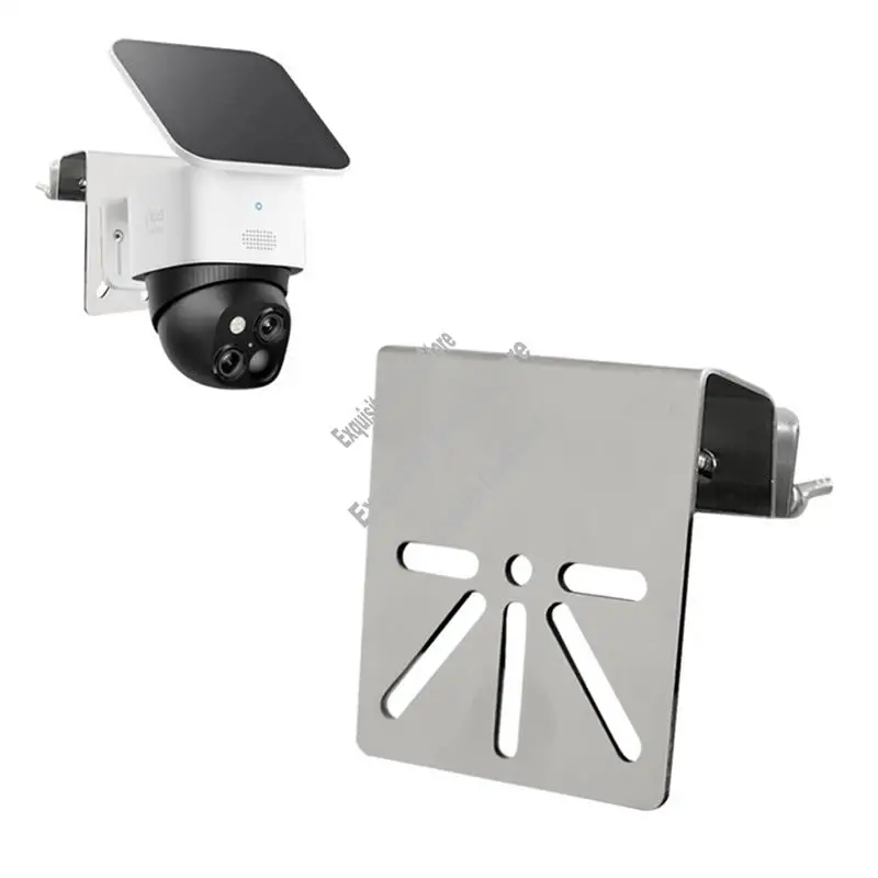 Staffa di montaggio per grondaia per fotocamera per pannelli solari Eufy Solocam S340E30 - Staffa speciale per grondaia da tetto con crepe di sicurezza-Nuovo